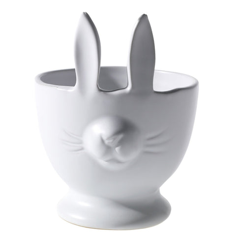 Bunny Pot Decorative Ceramic Vase 4x5in for Easter Decoration l Easter Rabbit Vase l Flower Decorations l Flower Wall Decor l Outdoor Decor l Indoor Decor l Kitchen Decor