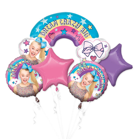 Party City JoJo Siwa Balloon Bouquet, Party Supplies, 5 Count