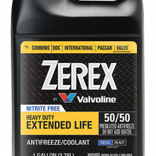 Zerex Antifreeze Coolant 1 gal. Yellow Heavy Duty Diesel Trucks 846439
