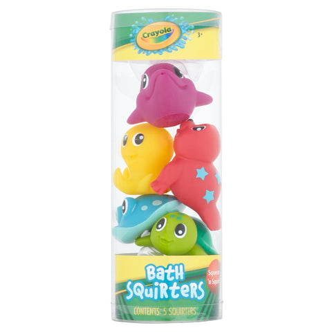 Crayola Bath Squirters Squeeze 'n Squirt, 5 Pack