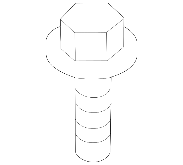 Genuine Toyota Hinge Bolt 90105-A0068