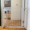 Everyday Essentials Easy Walk-Thru Safety Gate for Doorways and Stairways with Auto-Close/Hold-Open Features, Multiple Sizes