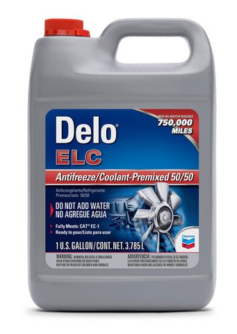 Chevron Delo ELC Antifreeze and Coolant Premixed 50/50