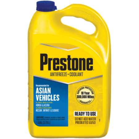 Prestone Asian Vehicles (Blue) 50/50 Antifreeze / Coolant - Gallon