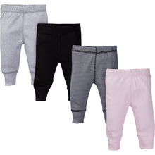 Gerber Baby Girl Assorted Active Pants, 4-Pack