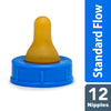 Enfamil Nipples, Standard-Flow Soft Bottle Nipples, 12 Pack, Latex-Free and BPA-Free