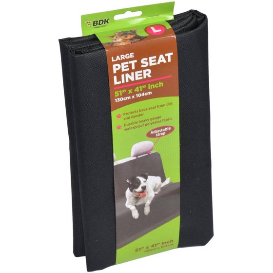 BDK Dog Cat Pet Seat Covers for Car Rear Bench, Waterproof, Easy Installation, 2 Sizes