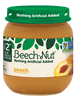 (10 Pack) Beech-Nut Stage 2, Peach Baby Food, 4 oz Jar