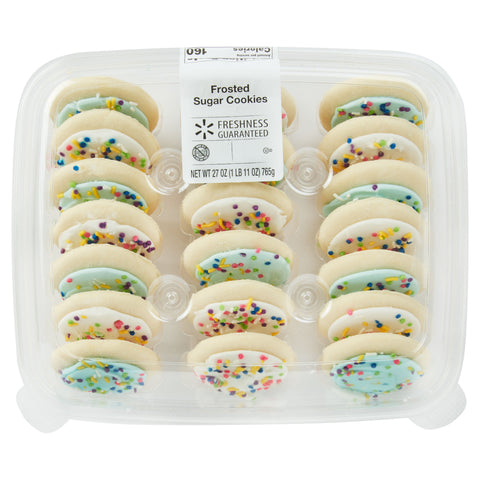 Freshness Guaranteed Frosted Sugar Cookies, 27 oz, 20 Count