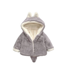 PatPat Baby / Toddler Girl Adorable Ear Decor Solid Hooded Coat