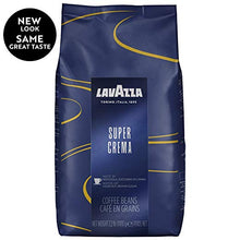 Lavazza Super Crema Whole Bean Coffee Blend, Medium Espresso Roast, 35.2 Ounce Bag