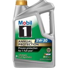 Mobil 1 Annual Protection Synthetic Motor Oil 5W-30, 5 qt.