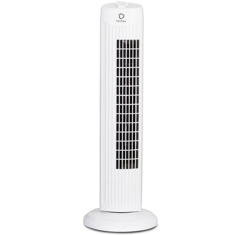 Fantask 35W 28'' Oscillating Tower Fan 3 Wind Speed Quiet Bladeless Cooling Room