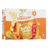 (8 Pouches) Happy Tot Super Foods Pouches Organic Bananas, Peaches & Mangos + Super Chia, 4.22 OZ