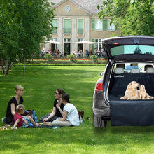 Peroptimist Dog Car Seat Covers Back Seat Cars/Trucks/SUV - Dog Car Seat Covers Pet Seat Cover for Vans, Suvs - Black, Waterproof Nonslip Backing and Washable