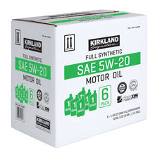 Kirkland Signature 1-Quart 5W20 & 5W30 Full Synthetic Motor Oil, 12-pack