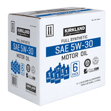 Kirkland Signature 5W-30 Full Synthetic Motor Oil 1-Quart, 12-pack