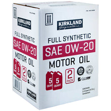 Kirkland Signature 0W-20 Full Synthetic Motor Oil 5-quart, 4-pack