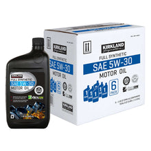 Kirkland Signature 1-Quart 0W20 & 5W30 Full Synthetic Motor Oil, 12-pack