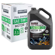 Kirkland Signature 5W-20 Full Synthetic Motor Oil 5-quart, 4-pack