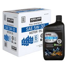 Kirkland Signature 5W-30 Full Synthetic Motor Oil 1-Quart, 12-pack