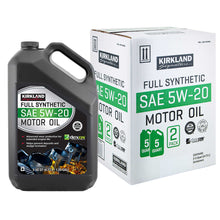 Kirkland Signature 5W-20 Full Synthetic Motor Oil 5-quart, 4-pack