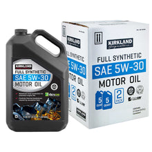 Kirkland Signature 5W-30 Full Synthetic Motor Oil 5-quart, 4-pack