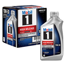 Mobil 1 High Mileage Full Synthetic Motor Oil 10W30, 1-Quart/6-pack