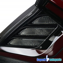 For 2016-2020 Civic Glossy Black Smoke Tail Lights w/ LED Sequential Turn Signal