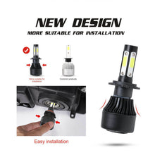 LED Headlight Bulbs 9007 + Fog Light 9145 for Ford F-250 Super Duty 2002-2004