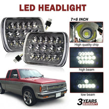 2pcs Hi/Lo Beam 7x6 LED Headlight Bulbs For Cherokee XJ F-100 Chevy Pickup US