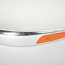 03-06 E CLASS W211 FRONT LEFT BUMPER STRIP GUARD W/ CHROME TRIM OEM 2118800712