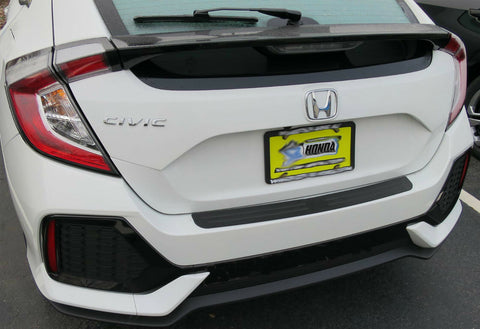 REAR BUMPER SURFACE PROTECTOR COVER FITS 2016 2020 16 20 HONDA CIVIC HATCHBACK