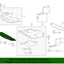 Genuine Toyota Under Cover 51451-12120