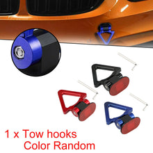 Universal Car SUV Red Triangle Track Racing Style Tow Hook Look Car Accessories