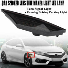 Smoked LED Side Marker Light for 2016-2020 Honda Civic Turn Signal DRL Lamp Kit