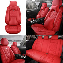 PU Leather Car Seat Covers 5-Sit Cushion Protector Universal Interior Accessoris