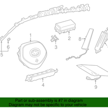 Genuine Toyota Head Air Bag Clip 90467-18017