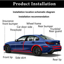 3D Carbon Fiber Car Door Plate Sill Cover Sticker Decal Interior Accessories
