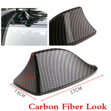 1pcs Shark Fin Decoration Antenna Carbon Fiber Look ABS Universal For Car Roof