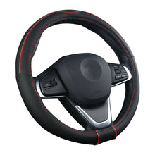 US 15"/38cm Car Steering Wheel Cover Carbon Fiber Leather Anti-slip Breathable