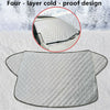 Silver Car Windshield Cover Sun Shade Protector Snow Ice Rain Dust Frost Guard