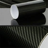 Car Stickers Carbon Fiber 7D Ultra Shiny Gloss Vinyl Wrap Decal Black 12