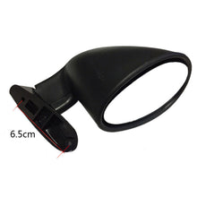 1 Pair L&R Universal Black Car Classic Style Door Rearview Side Mirror & Gaskets
