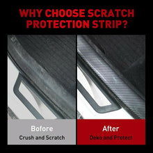 Bumper Protector Car Strip Carbon Fiber Rubber Door Edge Moulding Sticker Guard