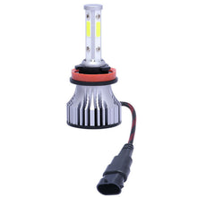 4 Sides H11 H8 H9 LED Headlight Bulbs Super Bright 6000K White High Low Beam x