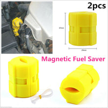 2 Pcs Magnetic Fuel Saver for Vehicle Gas Universal Reduce Emission Accessories