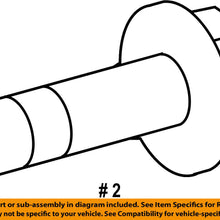 TOYOTA OEM Front-Steering Knuckle Spindle Bolt 9010517014