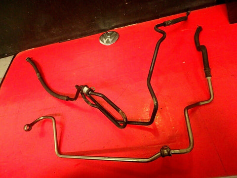 99-05 VW GOLF GTI JETTA MK4 POWER STEERING OIL PRESSURE HOSE LINE PIPE SET OF 2