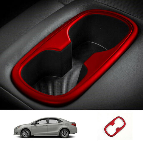 For Toyota Carolla 2019-2020 red inner rear water cup cover trim 1pcs